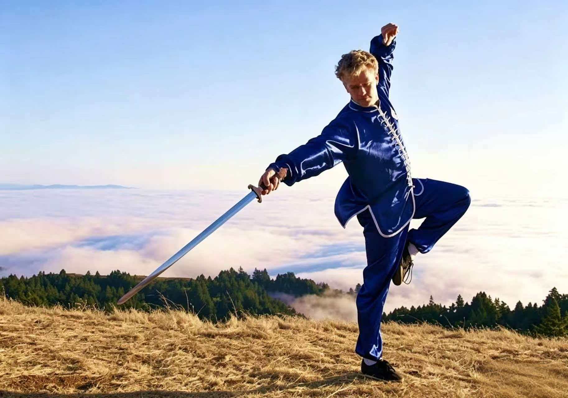 Chinese Weapons at SJF Kung Fu School The Staff Spear Sword and More