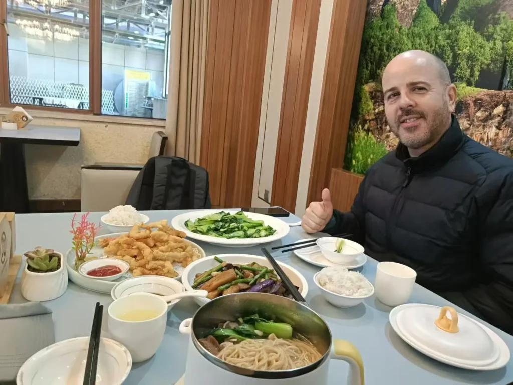 food at shen jiangfei kung fu school