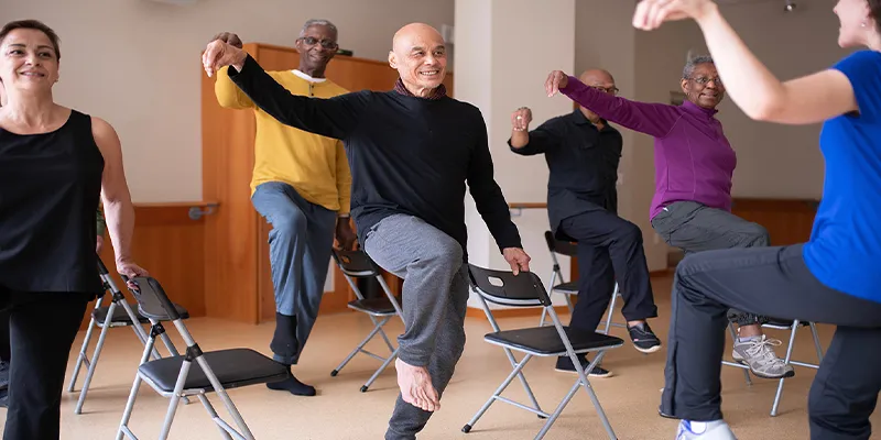 Practice Chair Tai Chi for Seniors